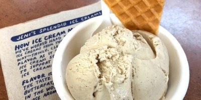 Ice cream scoop and waffle cone